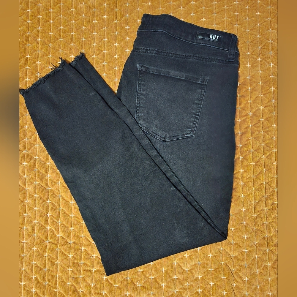Kut from the Kloth Size 16 Diana Skinny Jean Black